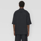 Keaton Oversized S/S Striped Shirt black Minimum