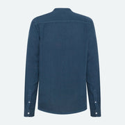 Mando Linen Shirt blue ashes