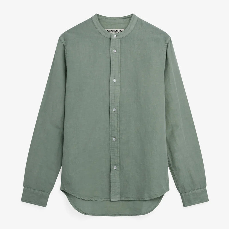 Mando Reg LS Shirt chinois green Minimum