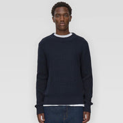 Rob Knit Jumper G006 GOTS sky captain Minimum