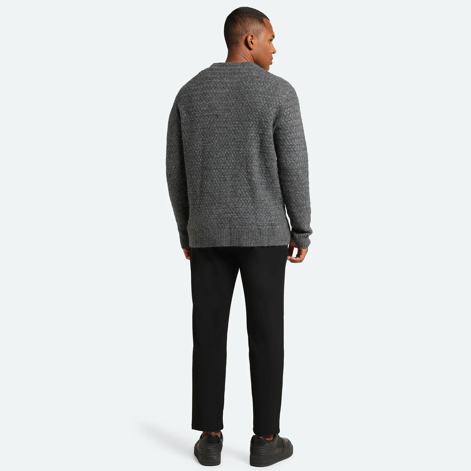 Saigon 3963 Knit Jumper gray pinstripe