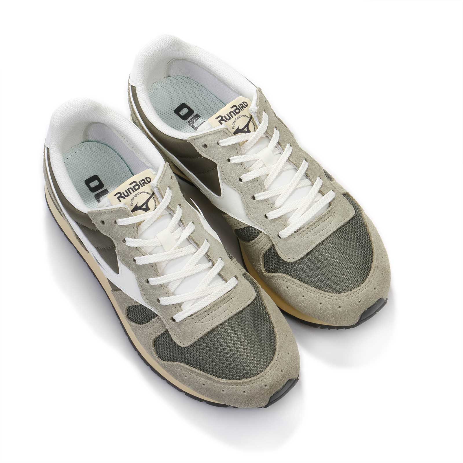 ML87 Runbird four leaf clover/snow white/elm Mizuno