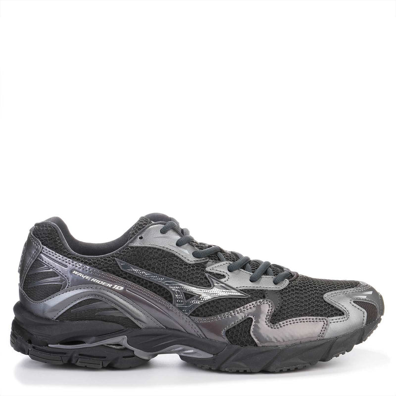 Wave Rider 10 black sand/metallic grey Mizuno
