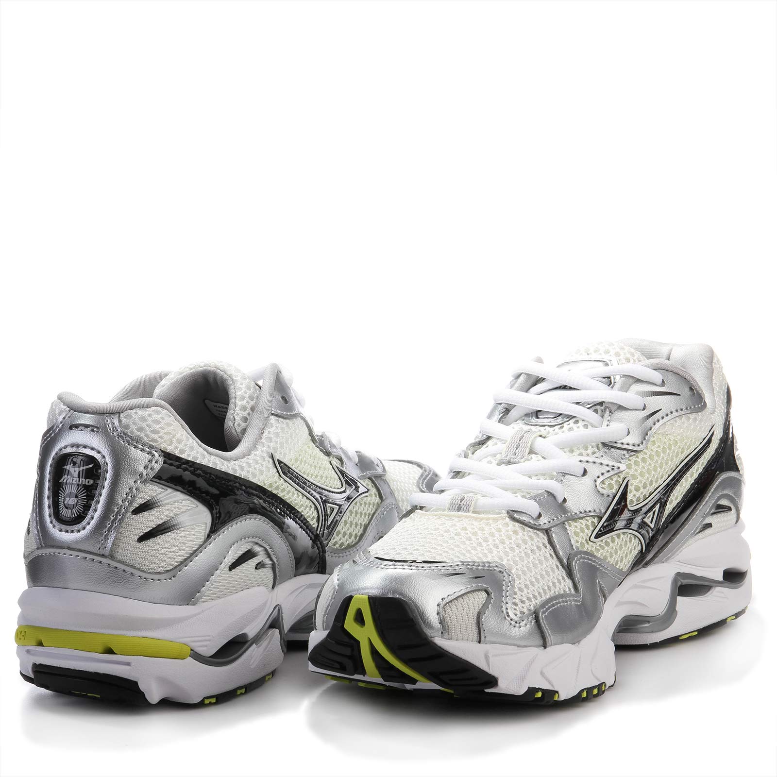Wave Rider 10 snow white/black/sylvan green Mizuno