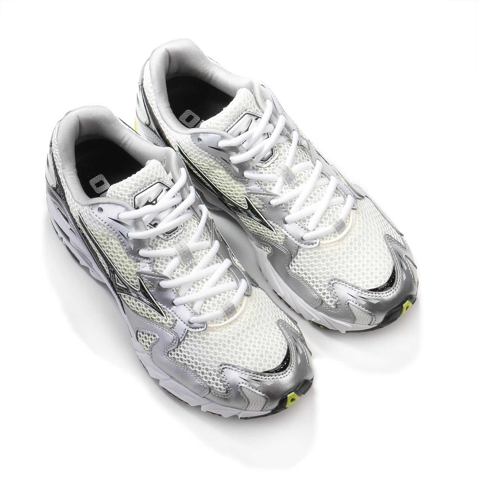 Wave Rider 10 snow white/black/sylvan green Mizuno