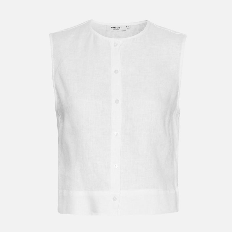 MSCHClaritta SL Shirt bright white