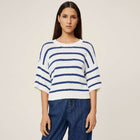 MSCHHannalie 2/4 Pullover STP egret/oceana