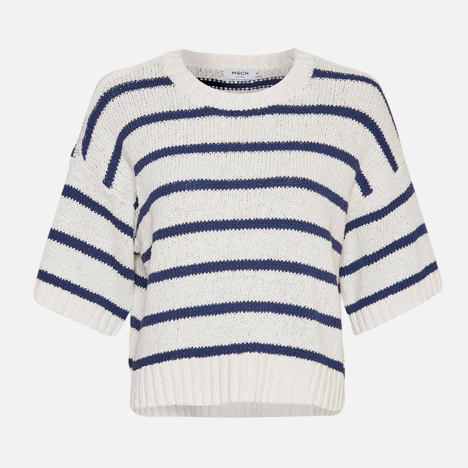 MSCHHannalie 2/4 Pullover STP egret/oceana