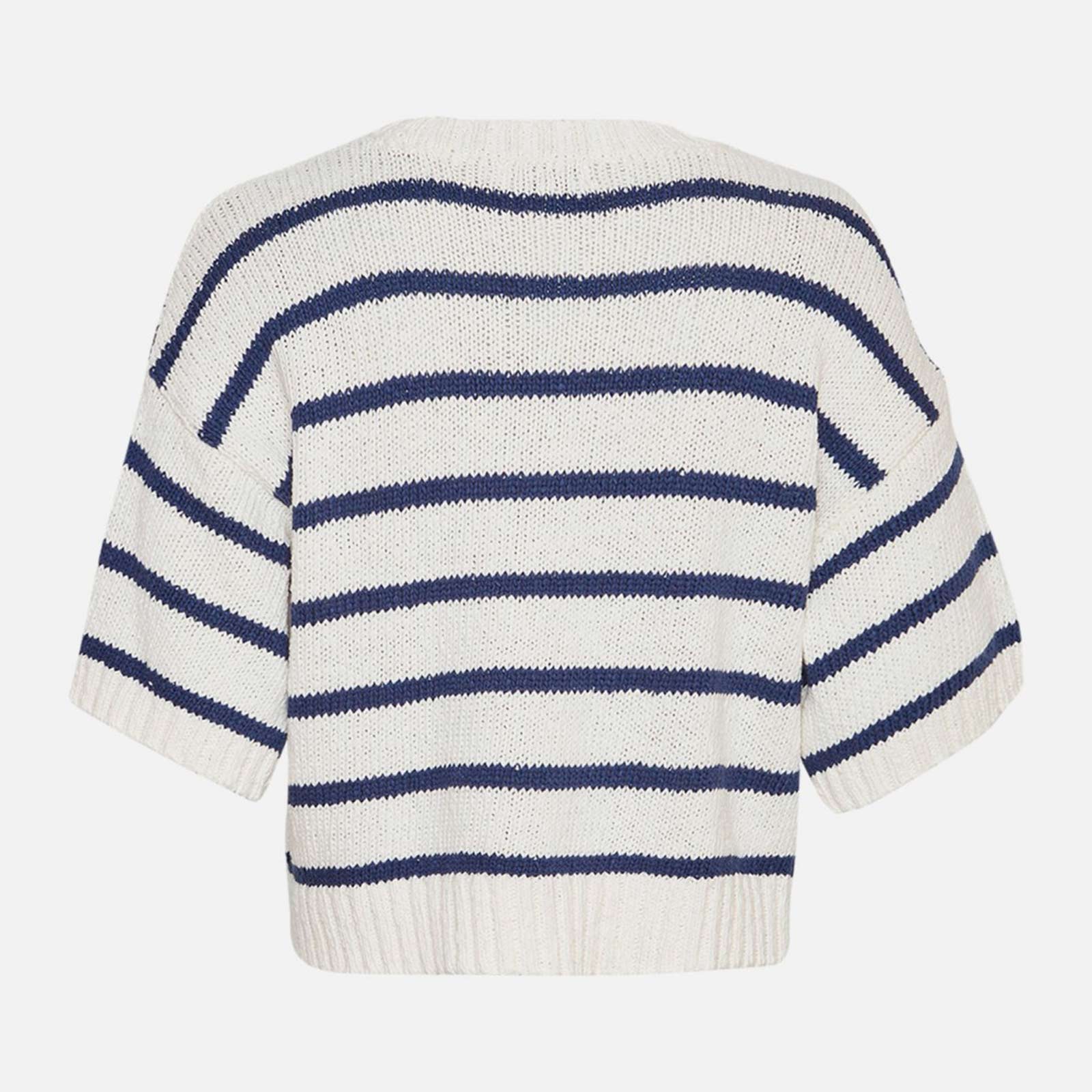 MSCHHannalie 2/4 Pullover STP egret/oceana