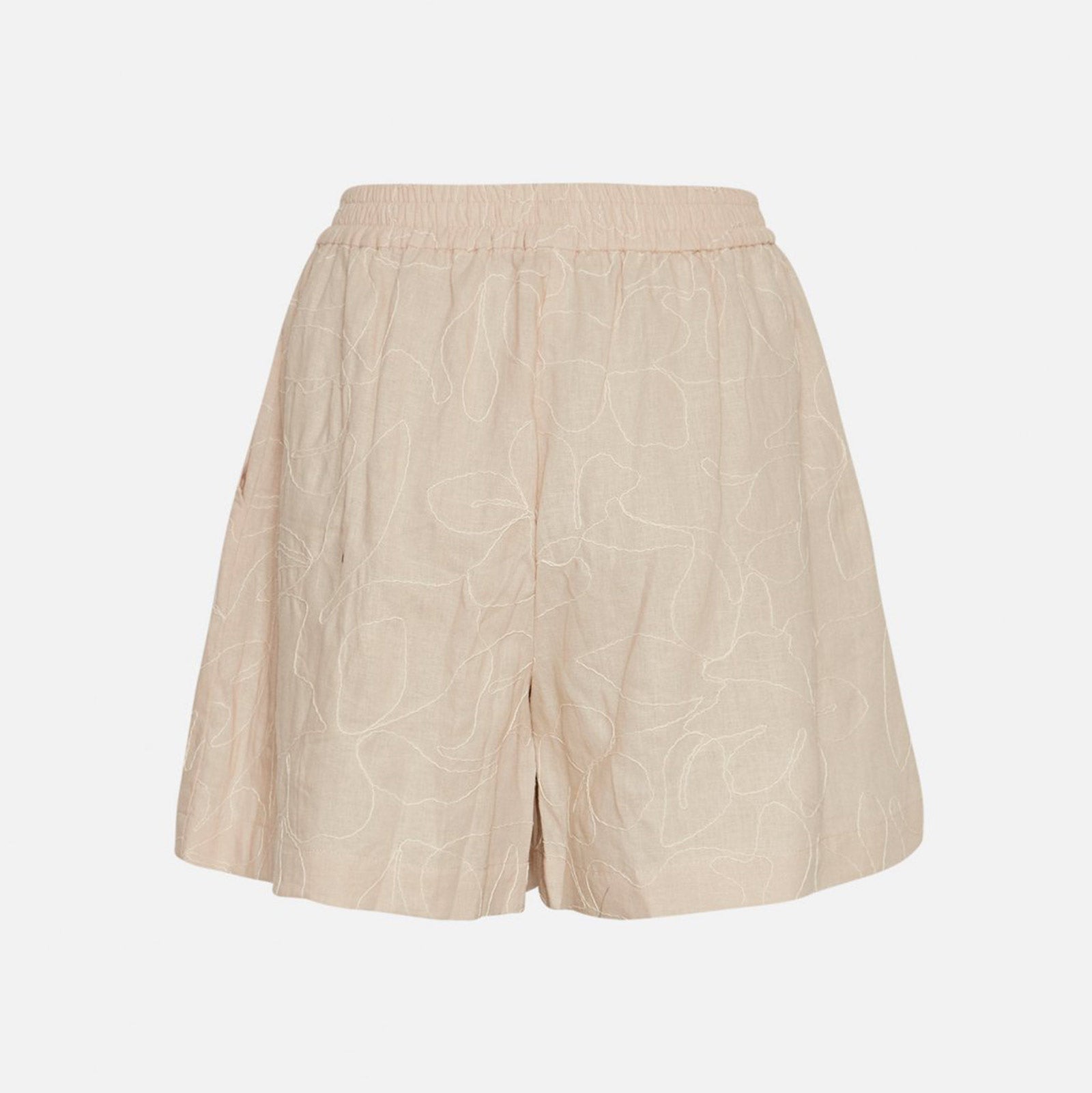 MSCHIlektra Shorts EMB oatmeal