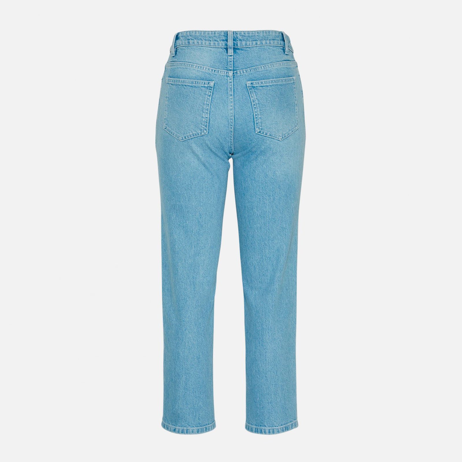 MSCHKiea Ada Slim Cropped Jeans light blue