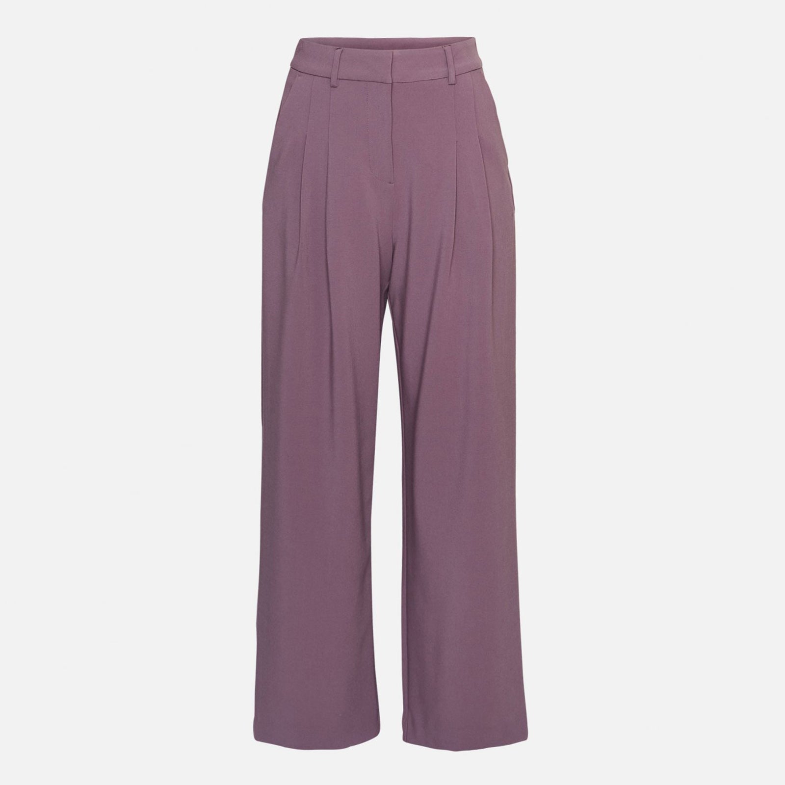 MSCHMirabelle Michelle HW Pleat Pants black plum