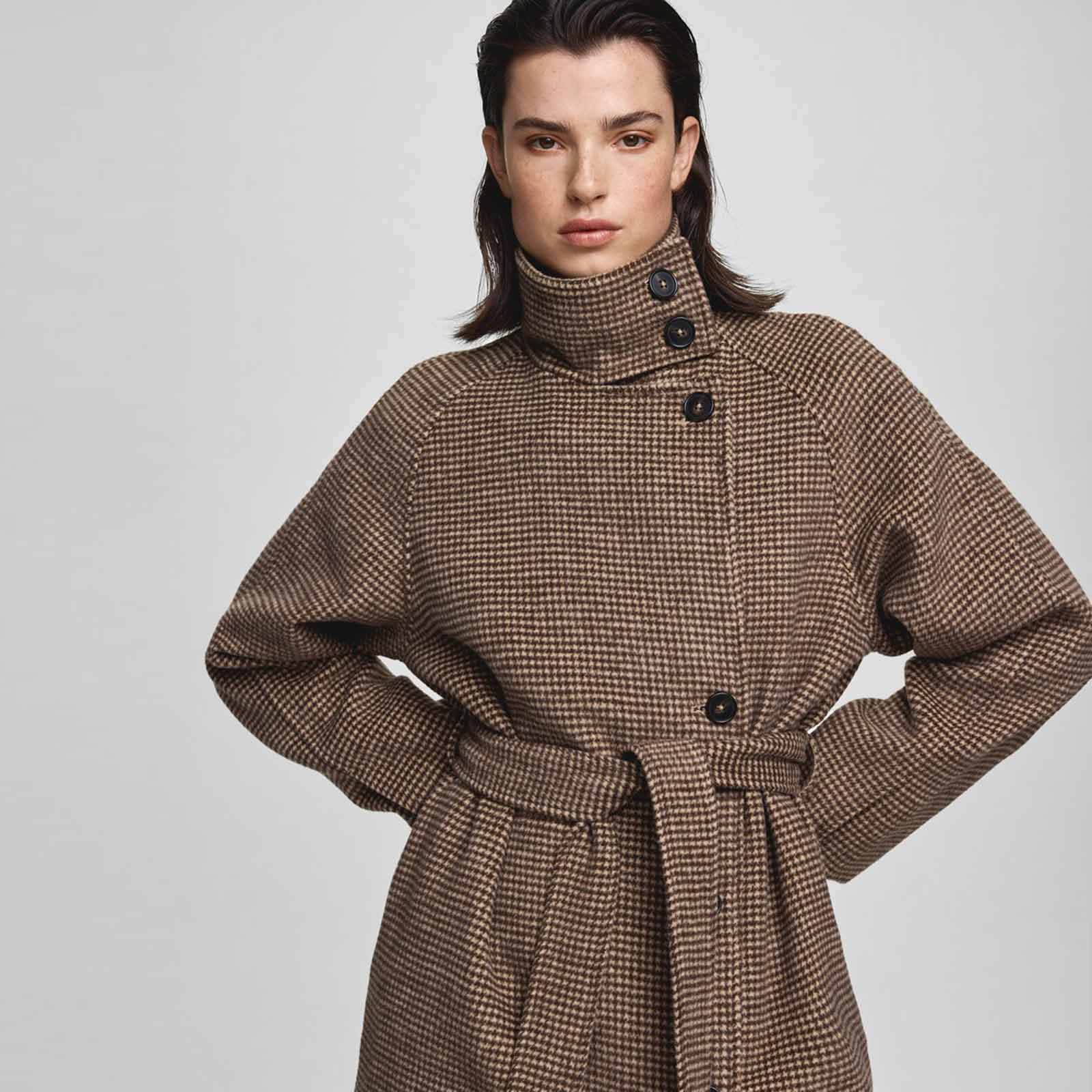 MSCHPamela Coat CHK s black/m des MSCH Copenhagen