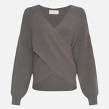 MSCHZinelle Rachelle Wrap Pullover mul basil melange