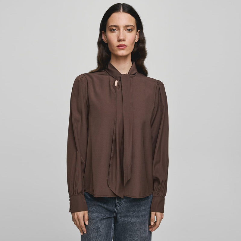 MSCHJuliana Tie Top hot fudge MSCH Copenhagen