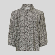 MSCHCielo Amabella 3/4 Shirt Aop fog abstract MSCH Copenhagen