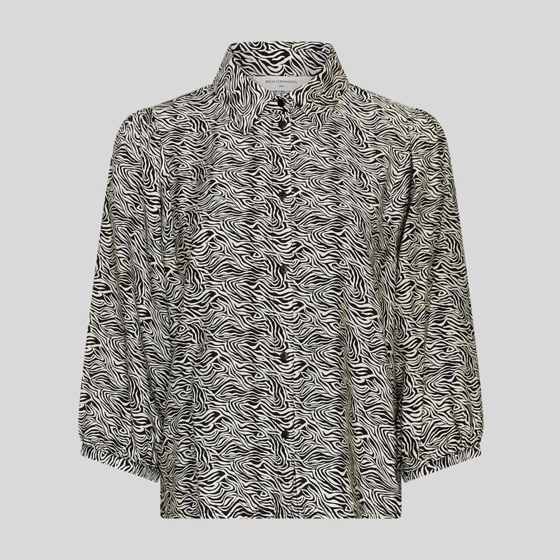 MSCHCielo Amabella 3/4 Shirt Aop fog abstract MSCH Copenhagen