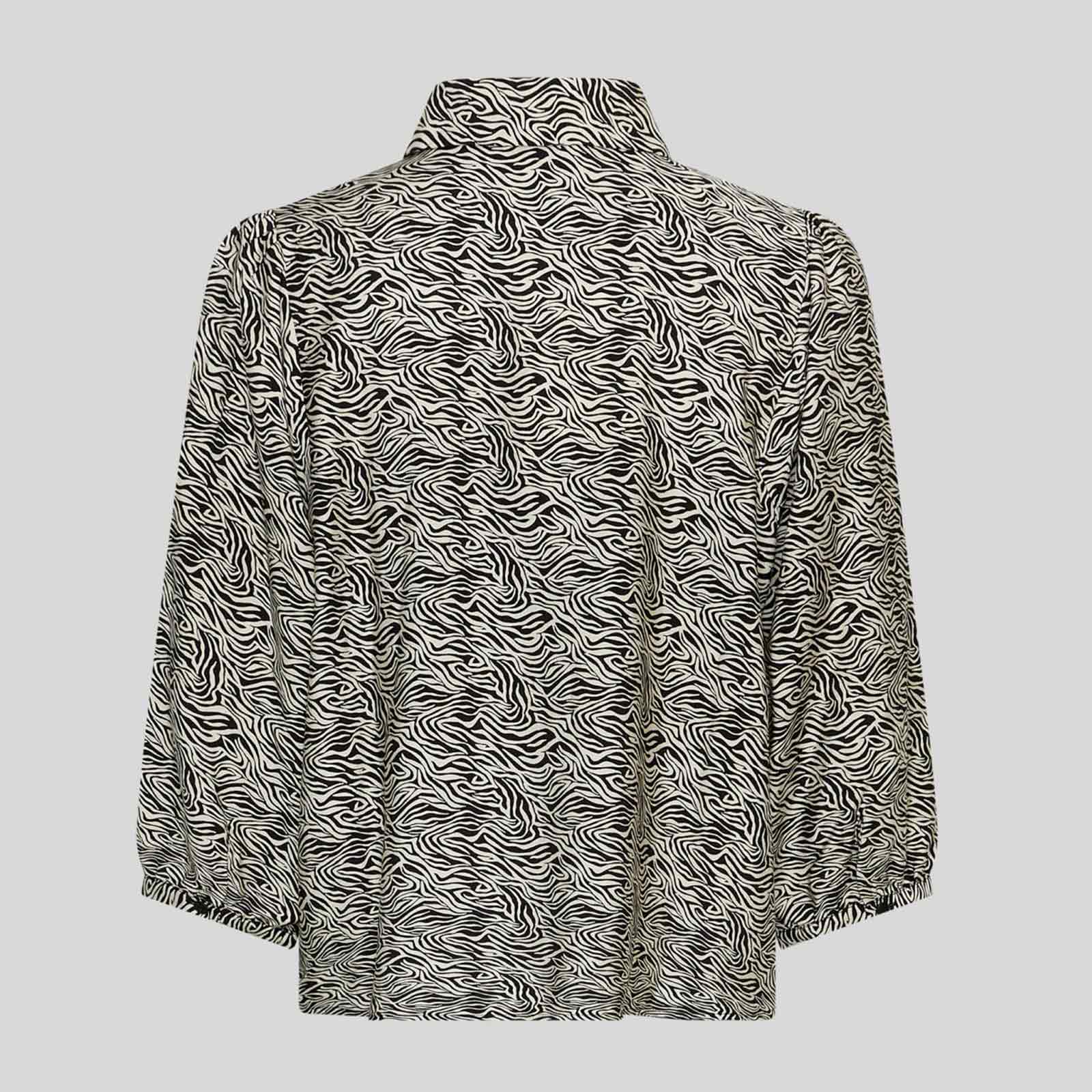 MSCHCielo Amabella 3/4 Shirt Aop fog abstract MSCH Copenhagen
