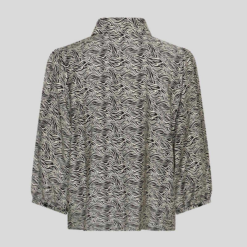 MSCHCielo Amabella 3/4 Shirt Aop fog abstract MSCH Copenhagen