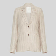 MSCHClaritte Loose  Blazer STP bleach sand/black MSCH Copenhagen