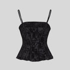 MSCHClaudia Strap Top black