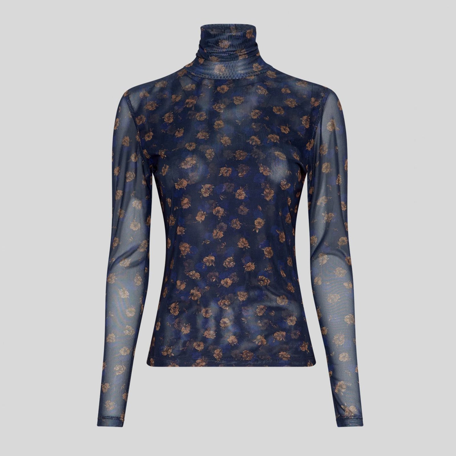 MSCHGinie Illenora LS Top AOP mari blue flower MSCH Copenhagen