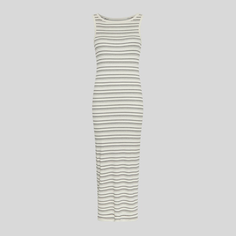 MSCHGubbi Rasmia SL Dress Stp turtledove/black MSCH Copenhagen