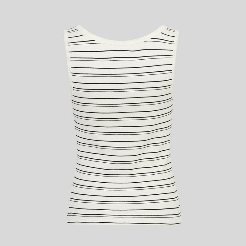 MSCHGubbi Rasmia SL Top Stp turtledove/black MSCH Copenhagen