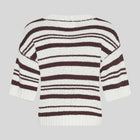 MSCHHannalie 2/4 Pullover Stp egret/fudge MSCH Copenhagen