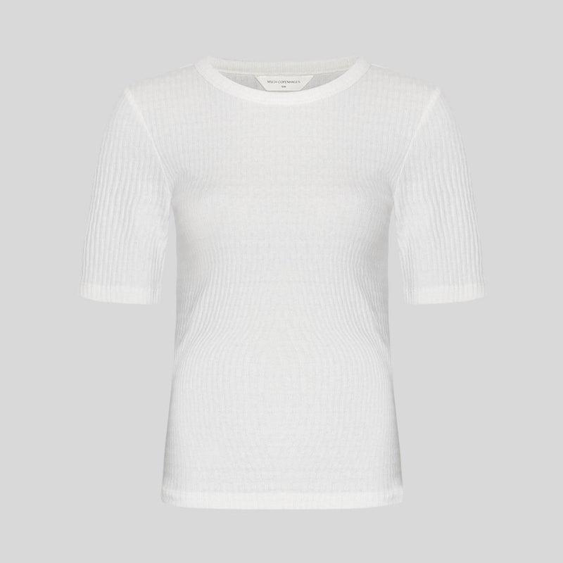 MSCHIgnacia 2/4 Tee egret MSCH Copenhagen