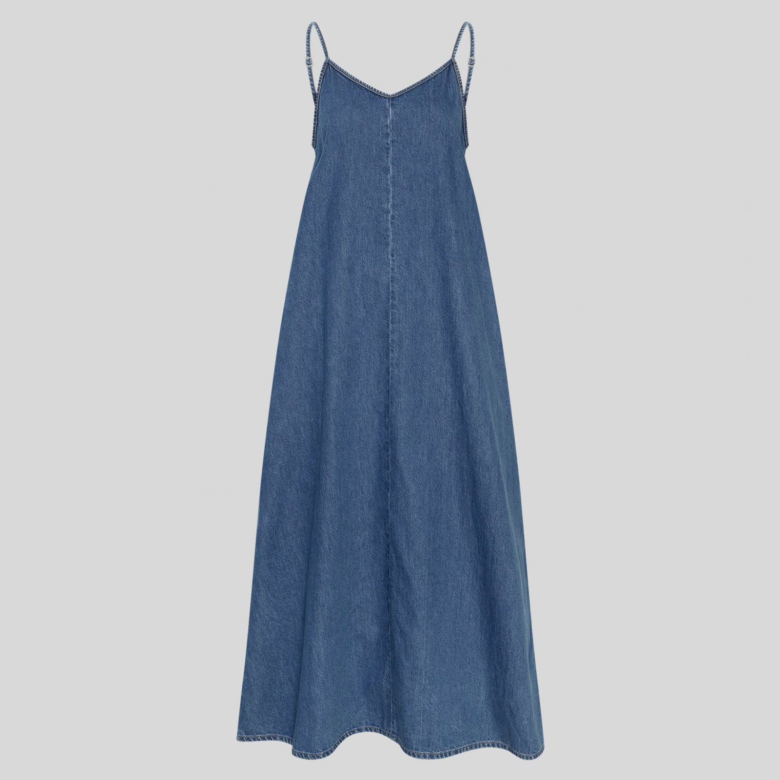 MSCHJolene Elena Strap Dress mid blue wash MSCH Copenhagen