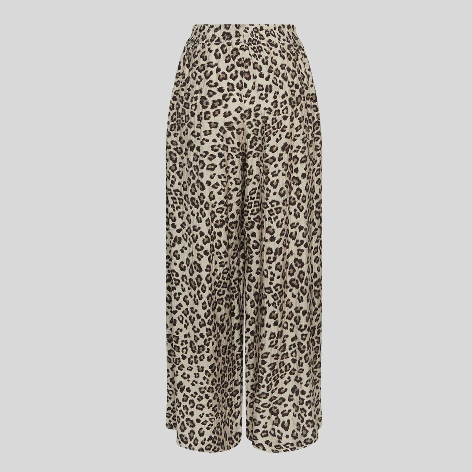 MSCHKalani Vlora HW Pants AOP humus leo MSCH Copenhagen
