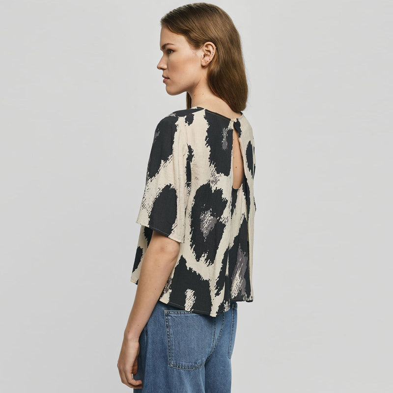 MSCHKaralie Jusia 2/4 Top licorice leo MSCH Copenhagen