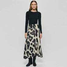 MSCHKaralie Jusia HW Skirt licorice leo MSCH Copenhagen