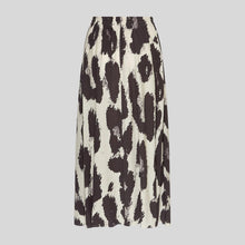 MSCHKaralie Jusia HW Skirt licorice leo MSCH Copenhagen
