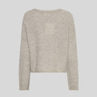 MSCHKellsey Alegria Pullover warm light grey melange MSCH Copenhagen