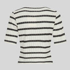 MSCHKenja 2/4 Top Stp turtledove/black MSCH Copenhagen