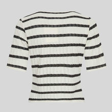 MSCHKenja 2/4 Top Stp turtledove/black MSCH Copenhagen