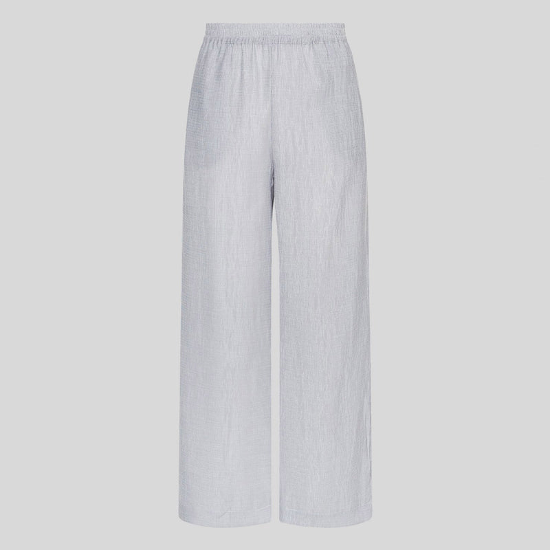 MSCHKinley HW Pants Stp oceana/bright white MSCH Copenhagen
