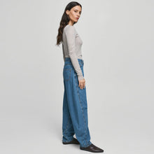 MSCHKobane Lis Barrel Jeans mid blue wash MSCH Copenhagen