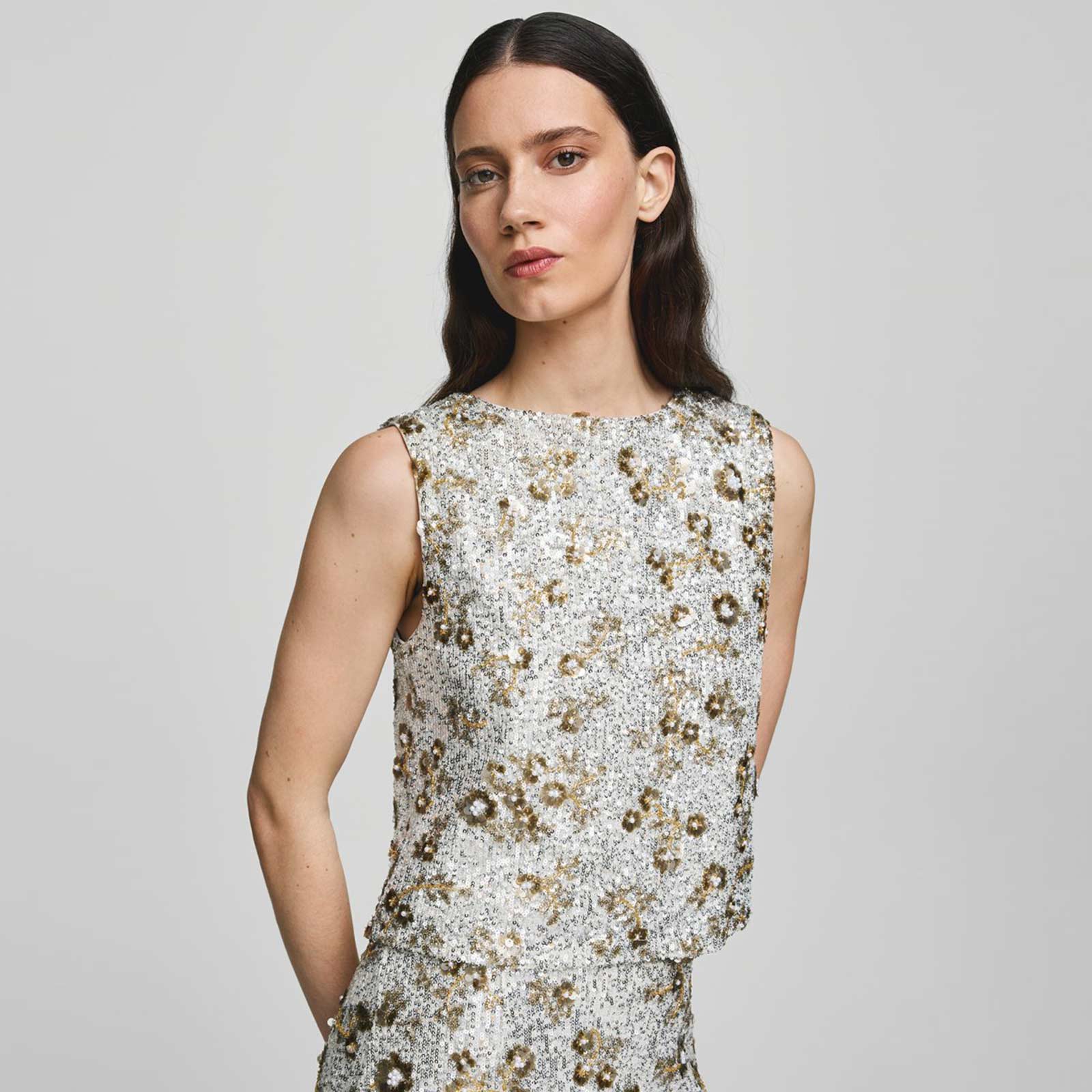 MSCHMagnolia SL Top silver t coco MSCH Copenhagen