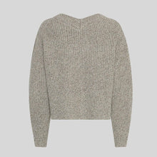 MSCHMathina Lissi V Pullover warm light grey melange MSCH Copenhagen