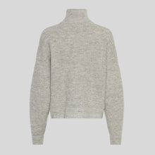 MSCHMeilani Gytta M Zip Pullover warm light grey melange MSCH Copenhagen