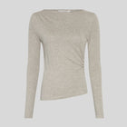 MSCHMelisse B Top warm light grey melange MSCH Copenhagen