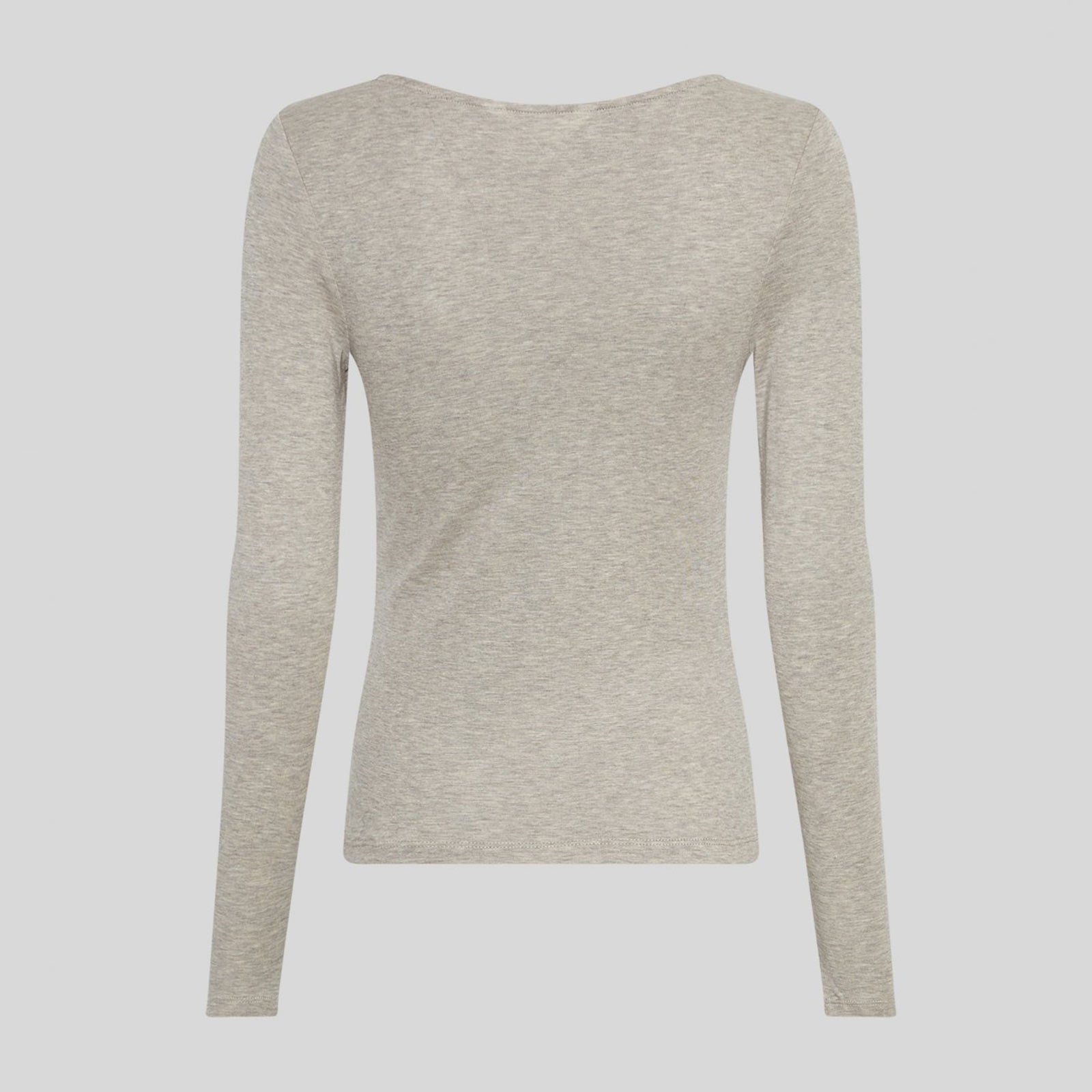 MSCHMelisse B Top warm light grey melange MSCH Copenhagen