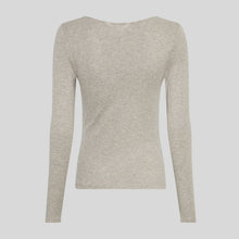 MSCHMelisse B Top warm light grey melange MSCH Copenhagen