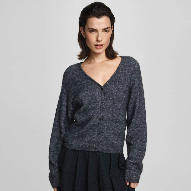 MSCHMilania Hope Cardigan dark grey melange 19257 MSCH Copenhagen