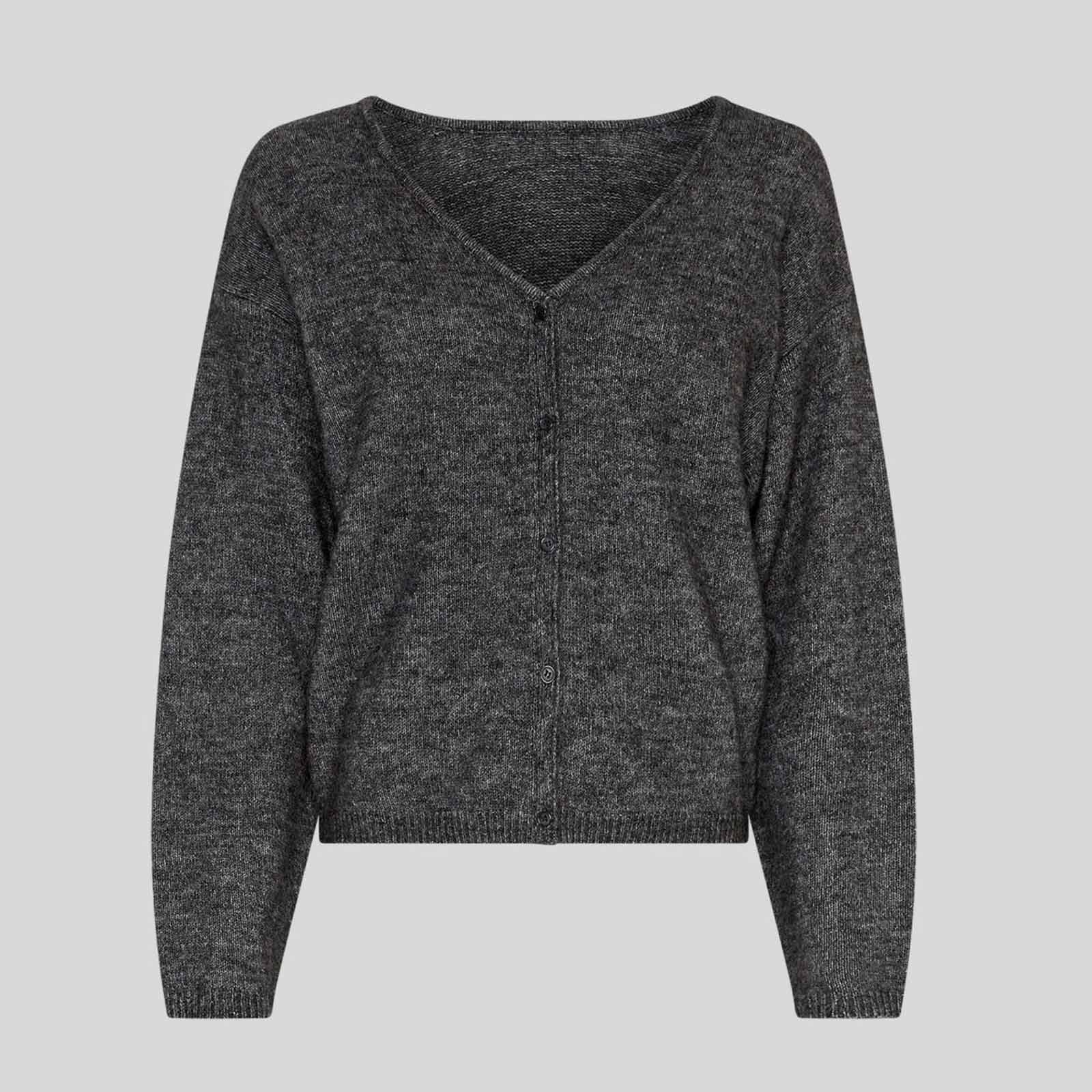MSCHMilania Hope Cardigan dark grey melange 19257 MSCH Copenhagen