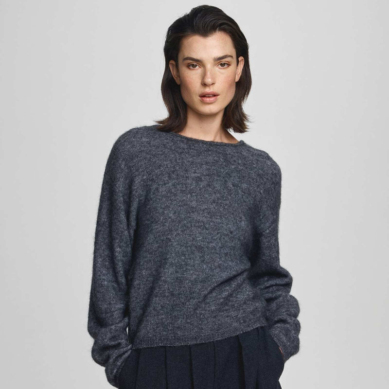 MSCHMilania Hope Cardigan dark grey melange 19257 MSCH Copenhagen