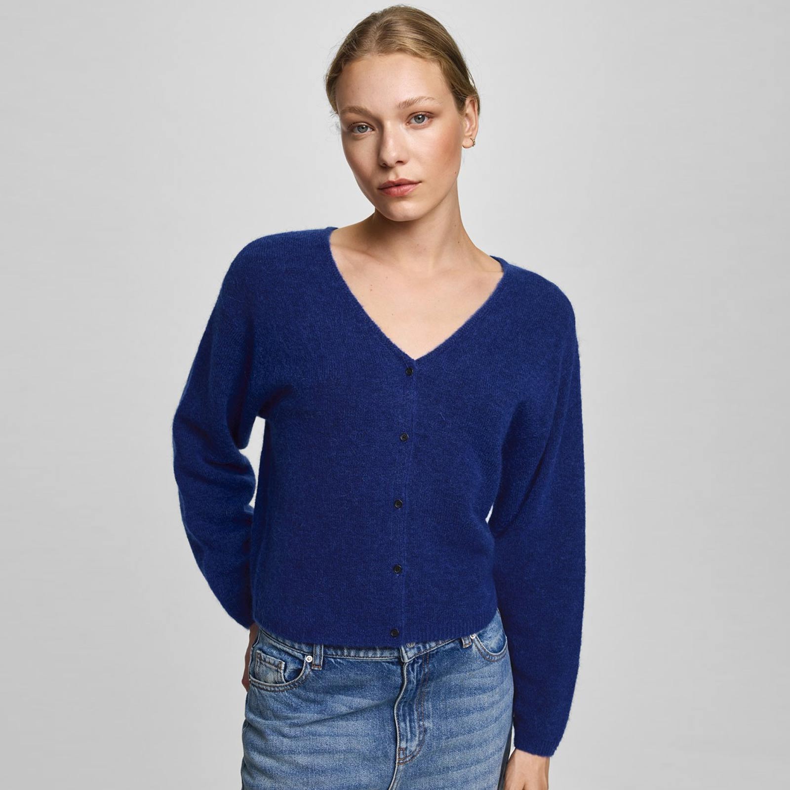 MSCHMilania Hope Cardigan soda blue melange 19257 MSCH Copenhagen